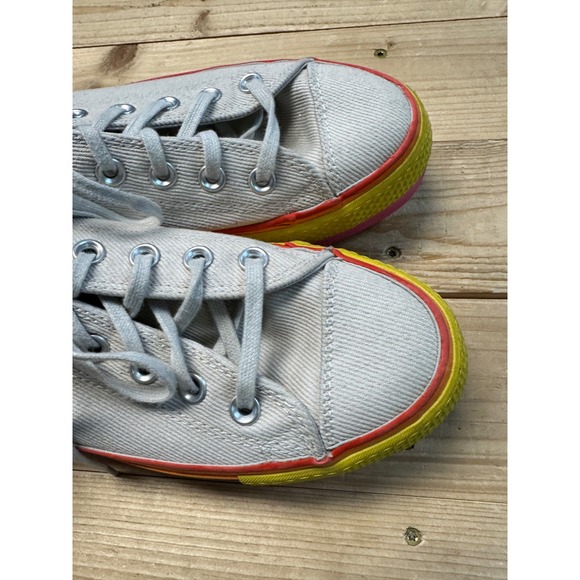 Converse All Star Rainbow Platform‎ Sneakers Low Top Casual Shoes Size 8 - Picture 3 of 6
